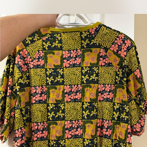 Colorful Crop Top - Black, Pink & Yellow - Picture 4 of 5